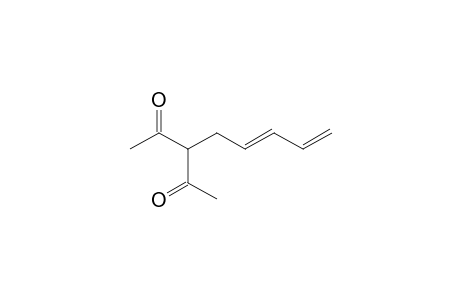 5,7-Octadien-2-one, 3-acetyl-