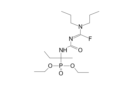O,O-DIETHYL-1-(3-DIPROPYLAMINOFLUOROMETHYLENUREIDO)-1-METHYLPROPYLPHOSPHONATE