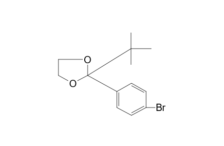 2-(p-BROMOPHENYL)-2-tert-BUTYL-1,3-DIOXOLANE