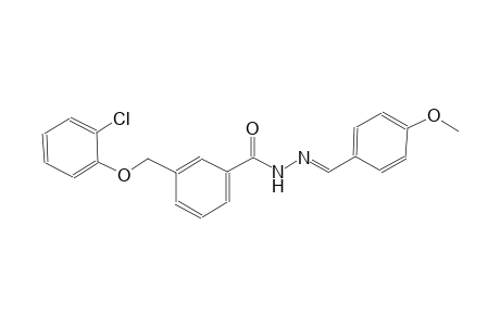 3-[(2-chlorophenoxy)methyl]-N'-[(E)-(4-methoxyphenyl)methylidene]benzohydrazide