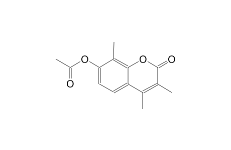 3,4,8-trimethyl-2-oxo-2H-chromen-7-yl acetate