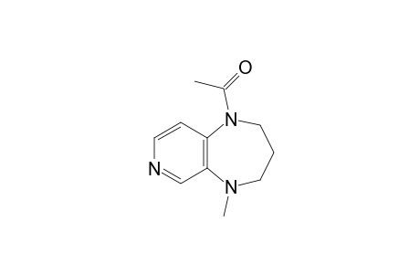 1-Acetyl-5-methyl-2,3,4,5-tetrahydro-1H-pyrido[3,4-b][1,4]diazepin