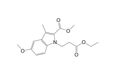1-(3-Ethoxy-3-keto-propyl)-5-methoxy-3-methyl-indole-2-carboxylic acid methyl ester