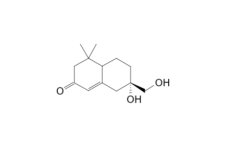 (S)-7-Hydroxy-7-hydroxymethyl-4,4-dimethyl-4,4a,5,6,7,8-hexahydro-3H-naphthalen-2-one