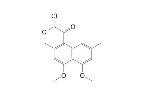 2,2-DICHLORO-1-(4,5-DIMETHOXY-2,7-DIMETHYLNAPHTHALEN-1-YL)-ETHANONE