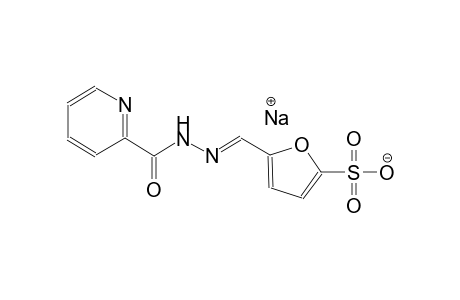 sodium 5-{(E)-[(2-pyridinylcarbonyl)hydrazono]methyl}-2-furansulfonate