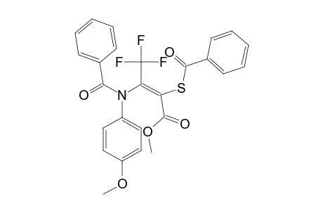 METHYL-3-(N-4-METHOXYPHENYL-N-BENZOYL)-AMINO-4,4,4-TRIFLUORO-2-BENZOYLTHIO-2-BUTENOATE