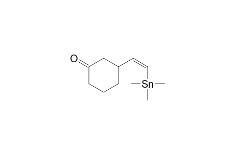 3-[(2(Z)-(Trimethylstannyl)ethenyl]cyclohexan-1-one