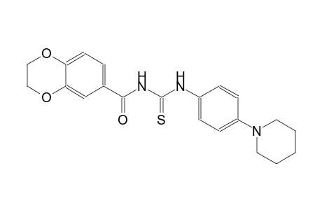 N-(2,3-dihydro-1,4-benzodioxin-6-ylcarbonyl)-N'-[4-(1-piperidinyl)phenyl]thiourea