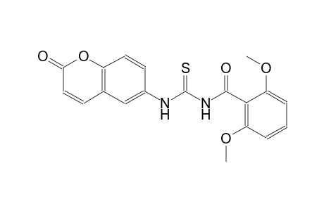 N-(2,6-dimethoxybenzoyl)-N'-(2-oxo-2H-chromen-6-yl)thiourea