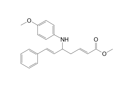Methyl 7-phenyl-5-(4'-methoxyanilino)-2,6-heptadienoate