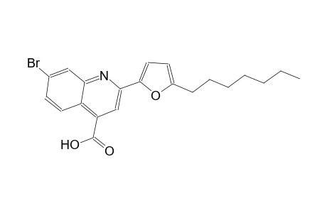 7-bromo-2-(5-heptyl-2-furyl)-4-quinolinecarboxylic acid