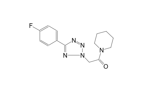 1-{[5-(4-fluorophenyl)-2H-tetraazol-2-yl]acetyl}piperidine