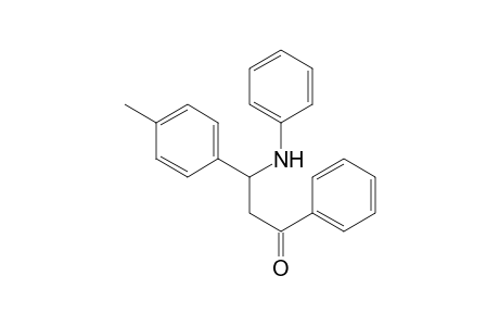 3-(4-Methylphenyl)-1-phenyl-3-(N-phenylamino)-1-propanone