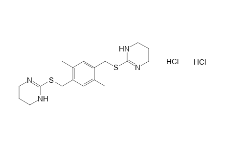 2,2'-[(2,5-dimethyl-p-phenylene)bis(methylenethio)]bis[1,4,5,6-tetrahydropyrimidine], dihydrochloride