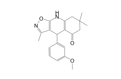isoxazolo[5,4-b]quinolin-5(6H)-one, 4,7,8,9-tetrahydro-4-(3-methoxyphenyl)-3,7,7-trimethyl-