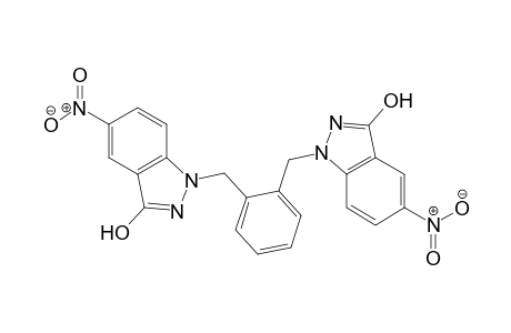 1,1'-(o-Xylylene)bis(5-nitro-1H-indazol-3-ol)