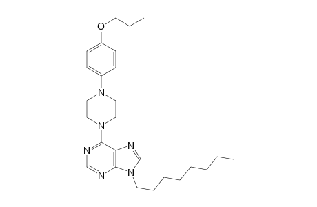 9-octyl-6-(4-(4-propoxyphenyl)piperazin-1-yl)-9H-purine