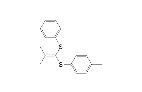 1-Methyl-4-(2-methyl-1-phenylsulfanyl-propenylsulfanyl)-benzene