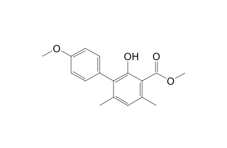 Methyl 4,6-dimethyl-3-(4-methoxyphenyl)salicylate