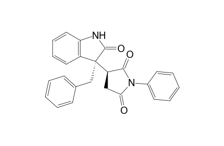 (3S)-3-[(3S)-3-Benzyl-2-oxo-2,3-dihydro-1H-indol-3-yl]-1-phenylpyrrolidine-2,5-dione