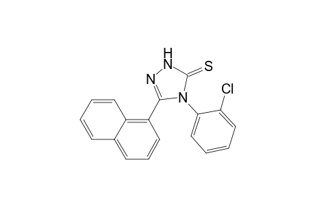 4-(2-Chlorophenyl)-3-(1-naphthalenyl)-1H-1,2,4-triazole-5-thione