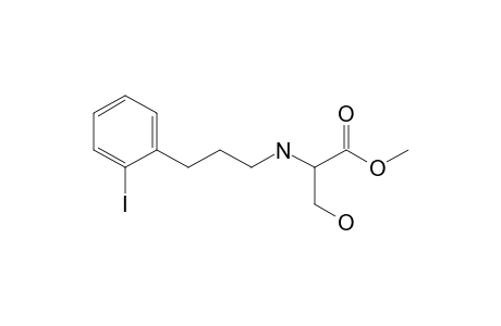 3-hydroxy-2-[3-(2-iodophenyl)propylamino]propionic acid methyl ester