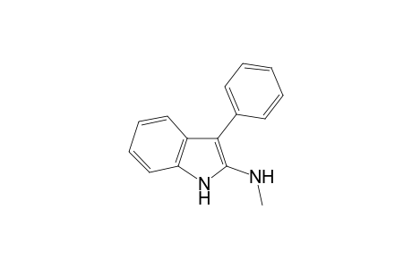 Indole, 2-methylamino-3-phenyl-