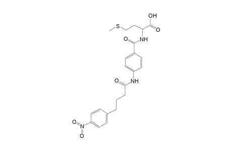 N-{4'-[4"-(p-Nitrophenyl)butyroylamino]benzoyl}-methionine