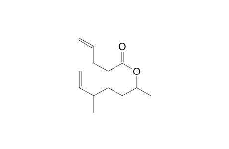 5-Methylhept-6-en-2-yl pent-4-enoate