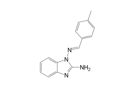 2-Amino-N1-(4-methylbenzylideneamino)benzimidazole
