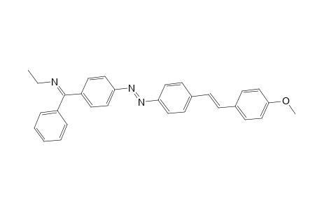 Ethanamine, N-[[4-[[4-[2-(4-methoxyphenyl)ethenyl]phenyl]azo]phenyl]phenylmethylene]-