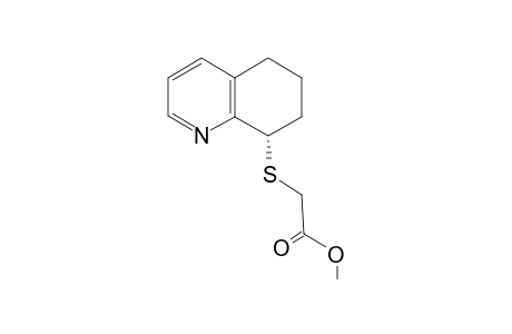 Methyl (S)-5,6,7,8-tetrahydroquinolin-8-ylthioacetate