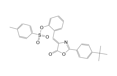 2-[(Z)-(2-(4-tert-butylphenyl)-5-oxo-1,3-oxazol-4(5H)-ylidene)methyl]phenyl 4-methylbenzenesulfonate