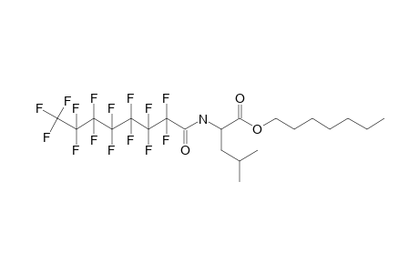 L-Leucine, N-pentadecafluorooctanoyl-, heptyl ester