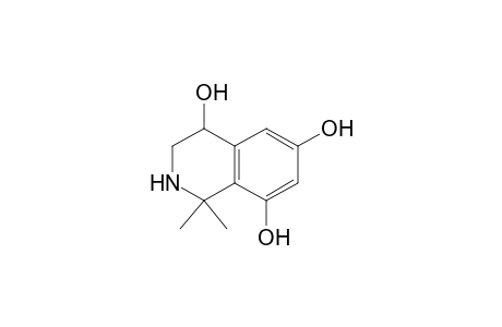 4,6,8-Isoquinolinetriol, 1,2,3,4-tetrahydro-1,1-dimethyl-, hydrochloride