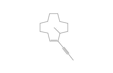 Cyclododecene, 12-methyl-1-(1-propynyl)-, (E)-(.+-.)-