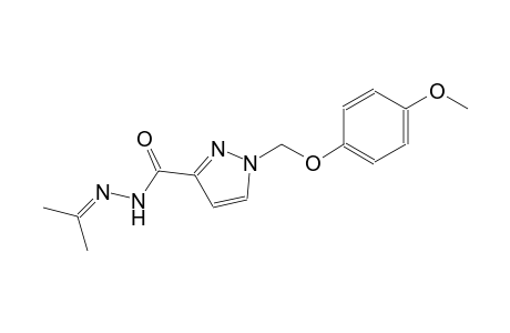 1-[(4-methoxyphenoxy)methyl]-N'-(1-methylethylidene)-1H-pyrazole-3-carbohydrazide