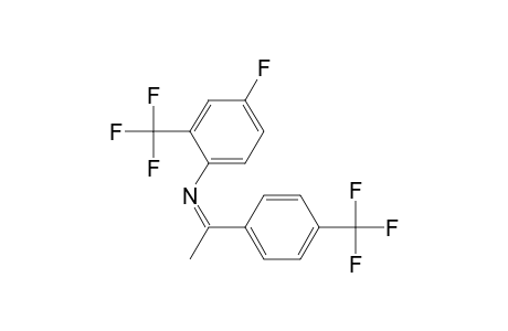 4-Fluoro-2-trifluoromethyl-N-[1-[4-(trifluoromethyl)phenyl]ethylidene]aniline