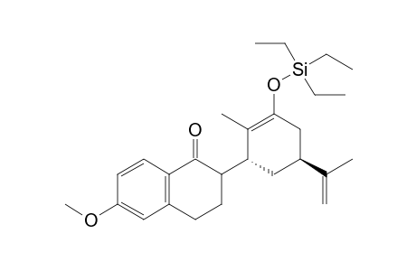 2-{(1R,5s)-5-Isopropenyl-2-methyl-3-[(triethylsilyl)oxy]-2-cyclohexen-1-yl}-6-methoxy-3,4-dihydro-1(2H)-naphthalenone