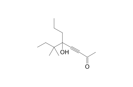 5-Hydroxy-6,6-dimethyl-5-propyloct-3-yn-2-one