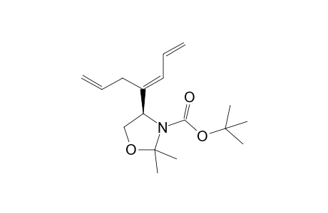 (4R)-2,2-Dimethyl-4-[(E)-1-allylbuta-1,3-dienyl]oxazolidine-3-carboxylic acid t-butyl ester