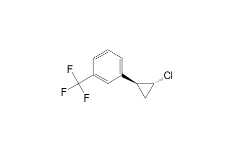 Benzene, 1-(2-chlorocyclopropyl)-3-(trifluoromethyl)-, trans-