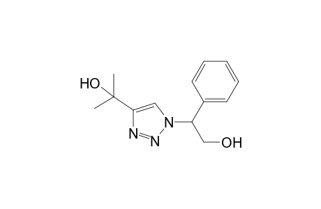 2-[1-(2-Hydroxy-1-phenylethyl)-1H-1,2,3-triazol-4-yl]-2-propanol