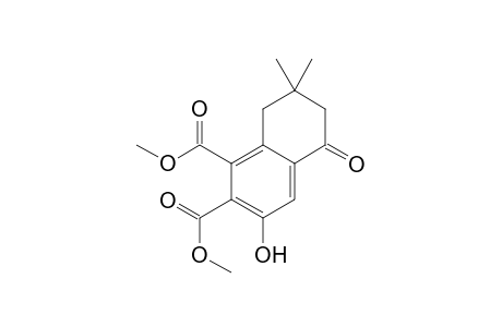 3-Hydroxy-7,7-dimethyl-5-oxo-5,6,7,8-tetrahydronaphthalene-1,2-dicarboxylic acid-dimethylester