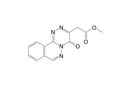4-oxo-4H-as-triazino[3,4-a]phthalazine-3-acetic acid, methyl ester