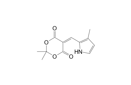 2,2-Dimethyl-5-[(3-methyl-1H-pyrrol-2-yl)methylene]-1,3-dioxane-4,6-dione