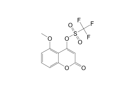 5-METHOXY-4-TRIFLUOROMETHYLSULFONYLOXY-2H-1-BENZOPYRAN-2-ONE