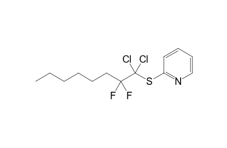 2-[(1,1-dichloro-2,2-difluoro-octyl)thio]pyridine