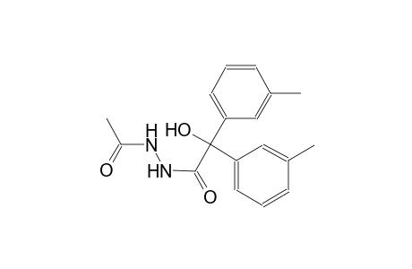 N'-[2-hydroxy-2,2-bis(3-methylphenyl)acetyl]acetohydrazide